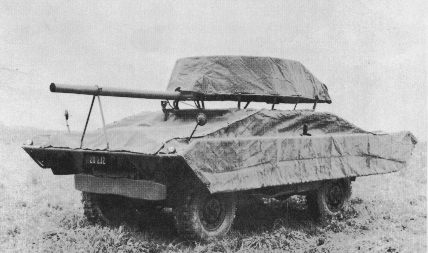Dummy Tank Mk. III (Front view, left side)