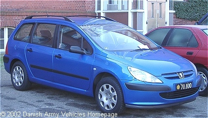 Peugeot 307, 4 x 2, 12V (Front view, right side)