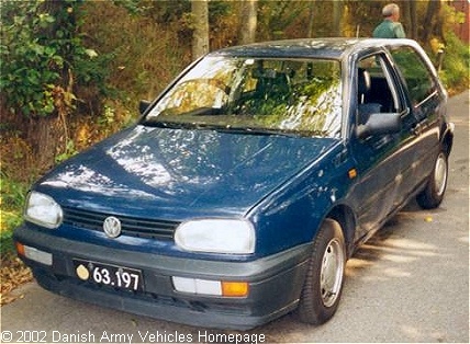 VW Golf, 4 x 2, 12 V (Front view, left side)