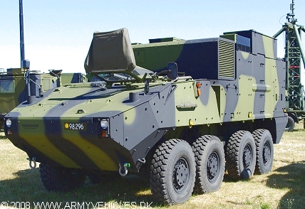 Mowag Piranha IIIC, 8 x 8, 24V, D (Front view, left side)