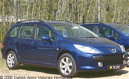 Peugeot 307, 4 x 2, 12V (Front view, right side)